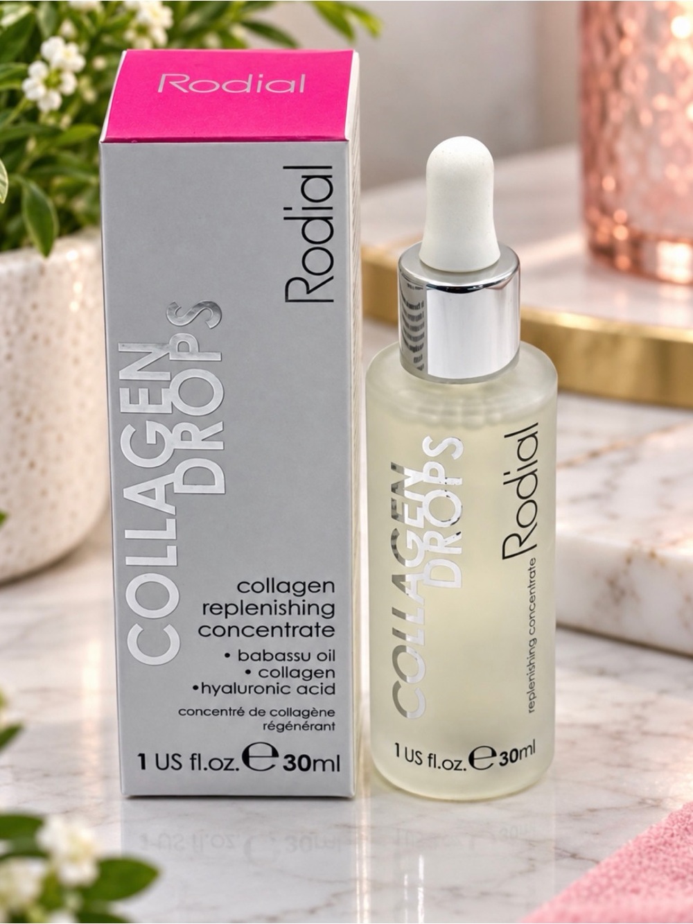 Rodial Collagen Drops Collagen Replenishing Concentrate NIB